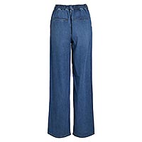 DIANA WIDE JEAN MED BLUE - Vila