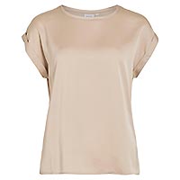 ELLETTE TOP SATIN CEMENT - Vila