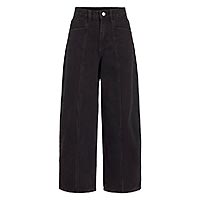 EMMA JEANS BLACK DENIM - Vila