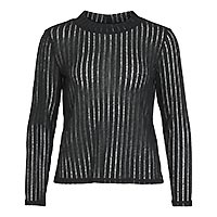 FATIMA CREW BLACK BEAUTY - Vila