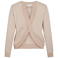 FLOE SWEATSHIRT GOLD GLITTER - Vila