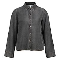 FRAME SHIRT MED GREY DENIM - Object