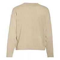 GINNY VNECK FROSTED ALMOND - Vila