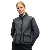 ISLA JACKET MED GREY MEL - Object
