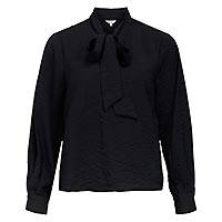 JACIRA BOW SHIRT BLACK - Object