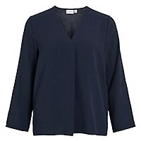 JOSA VNECK TOP NAVY BLAZER - Vila
