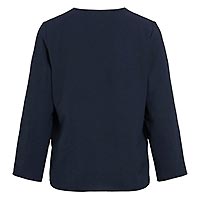 JOSA VNECK TOP NAVY BLAZER - Vila