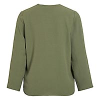 JOSA VNECK TOP OLIVINE - Vila