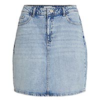 KAJA SKIRT LITE BLUE DENIM - Vila