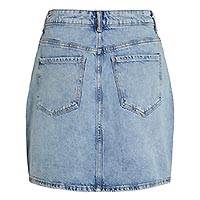KAJA SKIRT LITE BLUE DENIM - Vila