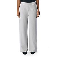LISA PANT WIDE LIGHT GREY MEL - Object
