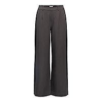 LISA WIDE PANTS MED GREY - Object