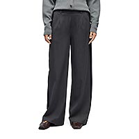 LISA WIDE PANTS MED GREY - Object