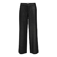 LISA WIDE PANTS SILVER GLITTER - Object
