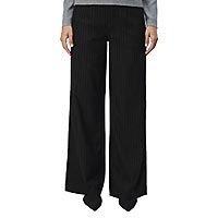 LISA WIDE PANT BLACK STRIPES  - Object