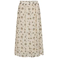 LYRIA SKIRT BIRCH - Vila