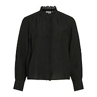 MALIMA SHIRT BLACK BEAUTY - Vila