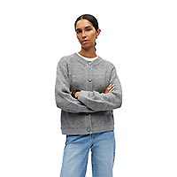 MERLE KNIT BOMBER GREY     - Object