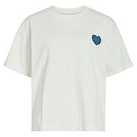 MONIE HEART ONECK WHITE  - Vila