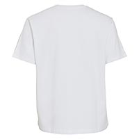 NORA TSHIRT WHITE COFFEE - Vila