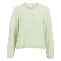 ORY O NECK CARDI SMOKE GREEN - Vila