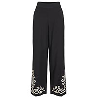 POLENE PANTS BLACK BEAUTY - Vila