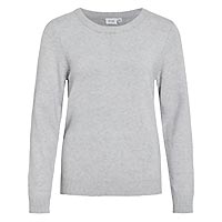 RIL ONECK LIGHT GREY - Vila