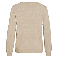 RIL ONECK NATURAL MELANGE - Vila