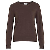 RIL O NECK COFFEE BEAN - Vila