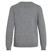 RIL O NECK TOP MEDIUM GREY  - Vila