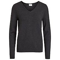 RIL V NECK ECLIPSE MELANGE - Vila