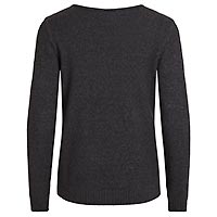 RIL V NECK ECLIPSE MELANGE - Vila