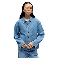 ROSIE OVERSHIRT LIGHT BLUE DENIM  - Object