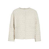 SILLA QUILTED JACKET BIRCH - Vila