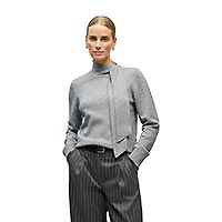 THESS BOW PULL MED GREY - Object
