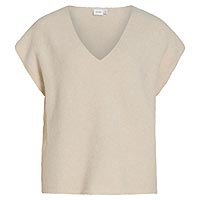 VIBENA TOP NATURAL MELANGE - Vila