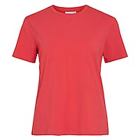 VINORA SS TSHIRT NOOS HIBISCUS - Vila