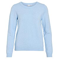 VIRIL O NECK KENTUCKY BLUE - Vila