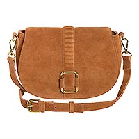 VIZENNI LEATHER BUCKLE BAG - Vila