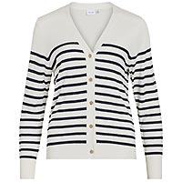 WENNIE CARDIGAN NAVY STRIPES - Vila