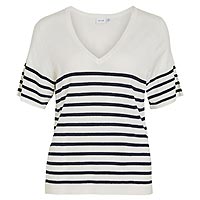 WENNIE VNECK CLOUD STRIPES - Vila