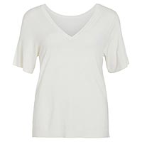 WENNIE VNECK CLOUD WHITE - Vila