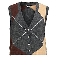 ZENA KNIT DARK GREY - Object