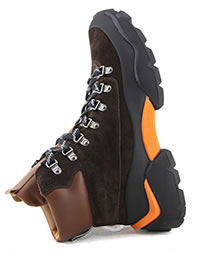 CAT 02 TREK HI BROWN - Voile Blanche