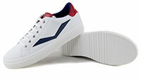 FIT II WHITE BLUE RED - Voile Blanche