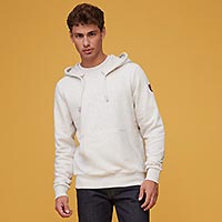 AFON HOODIE HEATHER OATMEAL - Wanakome