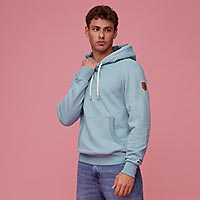 BILL HOODIE BLUE DOLPHIN - Wanakome