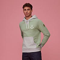 BORDERLINE HOODIE ARMY GREEN - Wanakome