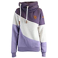 HOODIE SELENE COLORBLOCK PLUM - Wanakome