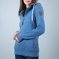 IVY HOODIE MINERAL BLUE - Wanakome